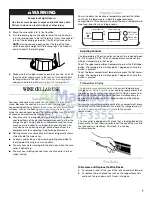 Preview for 7 page of Whirlpool WWC287BLS - Wine Cooler Use And Care Manual