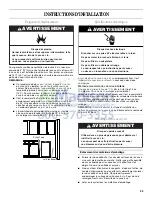 Preview for 23 page of Whirlpool WWC287BLS - Wine Cooler Use And Care Manual