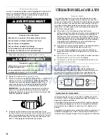 Preview for 26 page of Whirlpool WWC287BLS - Wine Cooler Use And Care Manual