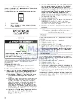 Preview for 28 page of Whirlpool WWC287BLS - Wine Cooler Use And Care Manual