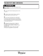 Preview for 28 page of Whirlpool WWDC 9614 S Instructions For Use Manual