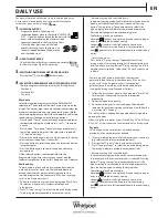 Preview for 3 page of Whirlpool WWDC9614 Daily Reference Manual