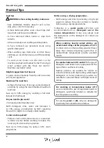 Preview for 8 page of Whirlpool WWPU75210 Instructions For Use Manual