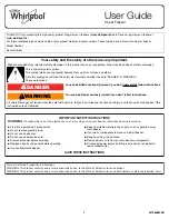 Whirlpool WZC3115D User Manual preview