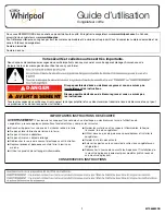 Preview for 9 page of Whirlpool WZC3115D User Manual