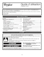 Preview for 14 page of Whirlpool WZF56R16DW User Manual