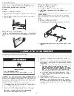 Preview for 9 page of Whirlpool WZF57R16FW User Manual