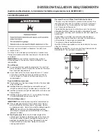 Preview for 9 page of Whirlpool XCEM2763 Installation Instructions Manual