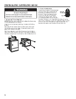 Preview for 16 page of Whirlpool XCEM2763 Installation Instructions Manual