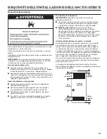 Preview for 69 page of Whirlpool XCEM2763 Installation Instructions Manual