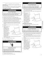 Preview for 3 page of Whirlpool XHP1550WL Installation Instructions Manual