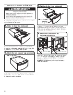 Предварительный просмотр 12 страницы Whirlpool XHP1550WR Installation Instructions Manual