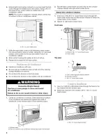 Предварительный просмотр 6 страницы Whirlpool YACQ088MR0 Use & Care Manual