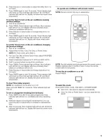 Предварительный просмотр 9 страницы Whirlpool YACQ088MR0 Use & Care Manual