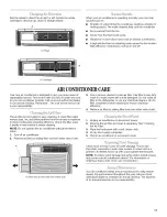 Preview for 11 page of Whirlpool YACQ088MR0 Use & Care Manual