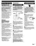 Preview for 20 page of Whirlpool YCEP2760KQ0 Installation Instructions Manual