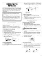 Предварительный просмотр 11 страницы Whirlpool YET18JKXJW00 Use & Care Manual