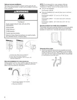 Предварительный просмотр 8 страницы Whirlpool YGEW9250PL0 Use & Care Manual