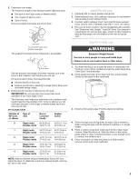 Предварительный просмотр 9 страницы Whirlpool YGEW9250PL0 Use & Care Manual