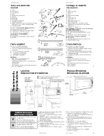 Предварительный просмотр 3 страницы Whirlpool YGH8155XJB0 Installation Instructions Manual