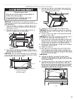 Предварительный просмотр 21 страницы Whirlpool  YGMH6185XVB Installation Instructions Manual