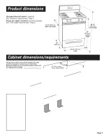 Preview for 3 page of Whirlpool YGS470LEKQ0 Installation Instructions Manual