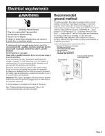 Preview for 5 page of Whirlpool YGS470LEKQ0 Installation Instructions Manual