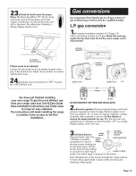 Preview for 13 page of Whirlpool YGS470LEKQ0 Installation Instructions Manual