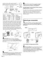 Preview for 14 page of Whirlpool YGS470LEKQ0 Installation Instructions Manual