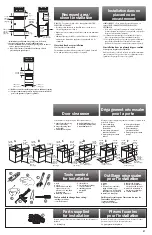 Preview for 3 page of Whirlpool YLER4634EQ2 Installation Instructions Manual