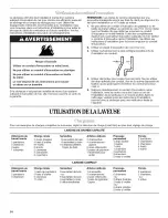 Preview for 14 page of Whirlpool YLTE5243DQ6 User Instructions