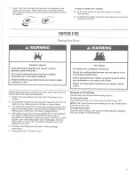 Preview for 7 page of Whirlpool YLTE5243DQA User Instruction