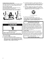 Preview for 4 page of Whirlpool YLTE6234DQ5 Installation Instructions Manual