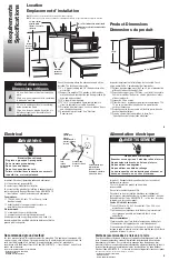 Предварительный просмотр 3 страницы Whirlpool YMH1170XSS Installation Instructions Manual