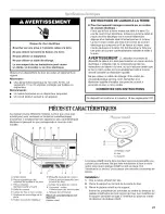 Предварительный просмотр 21 страницы Whirlpool YMH2175XS Use & Care Manual