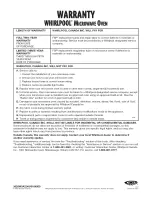 Preview for 24 page of Whirlpool YMT4140K Use & Care Manual