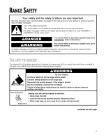 Preview for 3 page of Whirlpool YSF377PEG Use & Care Manual