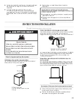 Preview for 25 page of Whirlpool YWED7500VW Use & Care Manual