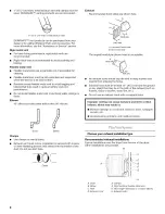 Preview for 8 page of Whirlpool YWED9500TU0 Use & Care Manual