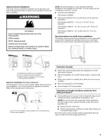 Preview for 9 page of Whirlpool YWED9500TU0 Use & Care Manual