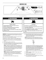 Preview for 12 page of Whirlpool YWED9500TU0 Use & Care Manual