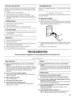 Preview for 19 page of Whirlpool YWED9500TU0 Use & Care Manual