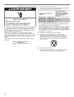 Preview for 22 page of Whirlpool YWEE750H0 Installation Instructions Manual