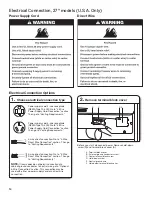 Preview for 14 page of Whirlpool YWET4024EW Installation Instructions Manual