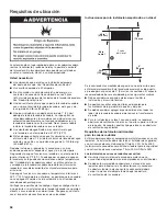 Предварительный просмотр 58 страницы Whirlpool YWET4024EW Installation Instructions Manual