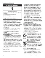 Предварительный просмотр 62 страницы Whirlpool YWET4024EW Installation Instructions Manual