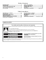 Предварительный просмотр 2 страницы Whirlpool YWFW9151 Series Use & Care Manual