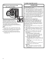 Предварительный просмотр 12 страницы Whirlpool YWFW9151 Series Use & Care Manual