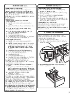 Предварительный просмотр 13 страницы Whirlpool YWFW9151 Series Use & Care Manual