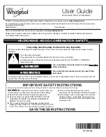 Preview for 1 page of Whirlpool YWMH53521HW User Manual